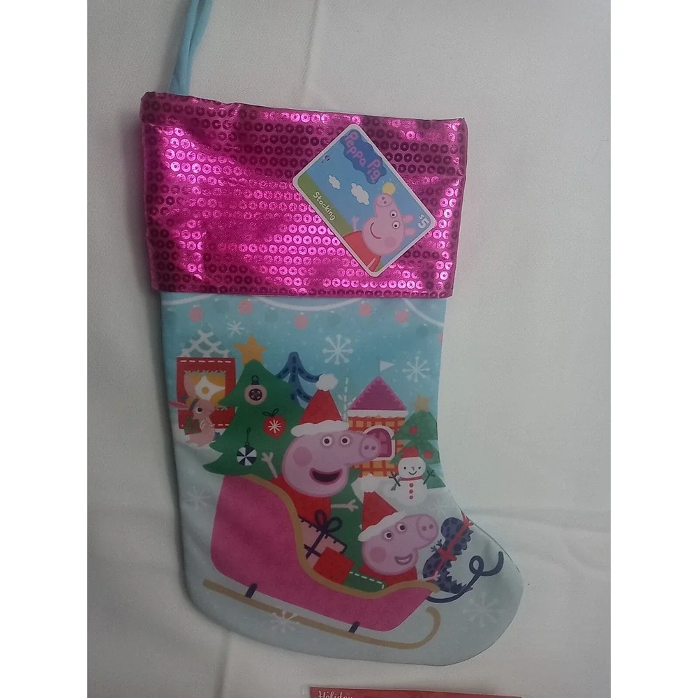 Peppa Pig Christmas Stocking & Stocking‎ Stuffers Holiday Crafts Santa Ornament